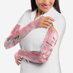 Personalised Galah Cockatoo Eucalyptus Flowers Arm Sleeves Australian Breast Cancer Spirit - Aussie Hoodie
