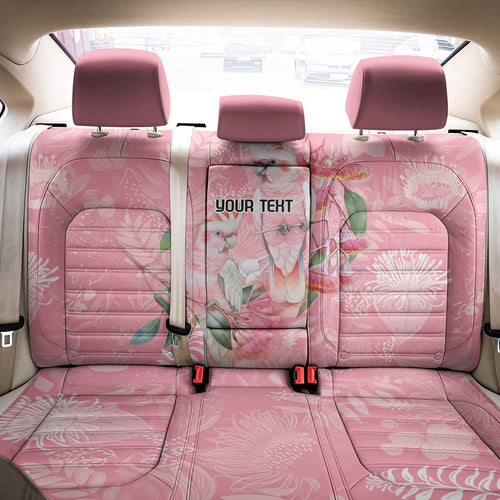 Personalised Galah Cockatoo Eucalyptus Flowers Back Car Seat Cover Australian Breast Cancer Spirit - Aussie Hoodie