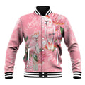 Personalised Galah Cockatoo Eucalyptus Flowers Baseball Jacket Australian Breast Cancer Spirit - Aussie Hoodie