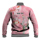 Personalised Galah Cockatoo Eucalyptus Flowers Baseball Jacket Australian Breast Cancer Spirit - Aussie Hoodie