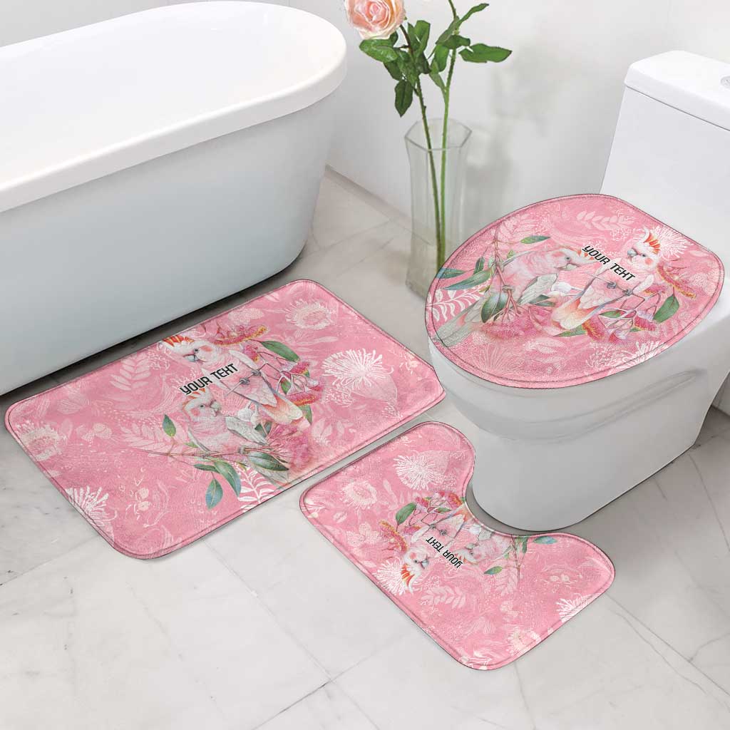 Personalised Galah Cockatoo Eucalyptus Flowers Bathroom Set Australian Breast Cancer Spirit - Aussie Hoodie