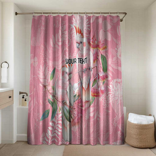 Personalised Galah Cockatoo Eucalyptus Flowers Bathroom Set Australian Breast Cancer Spirit - Aussie Hoodie