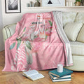 Personalised Galah Cockatoo Eucalyptus Flowers Blanket Australian Breast Cancer Spirit - Aussie Hoodie