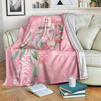 Personalised Galah Cockatoo Eucalyptus Flowers Blanket Australian Breast Cancer Spirit - Aussie Hoodie