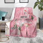 Personalised Galah Cockatoo Eucalyptus Flowers Blanket Australian Breast Cancer Spirit - Aussie Hoodie