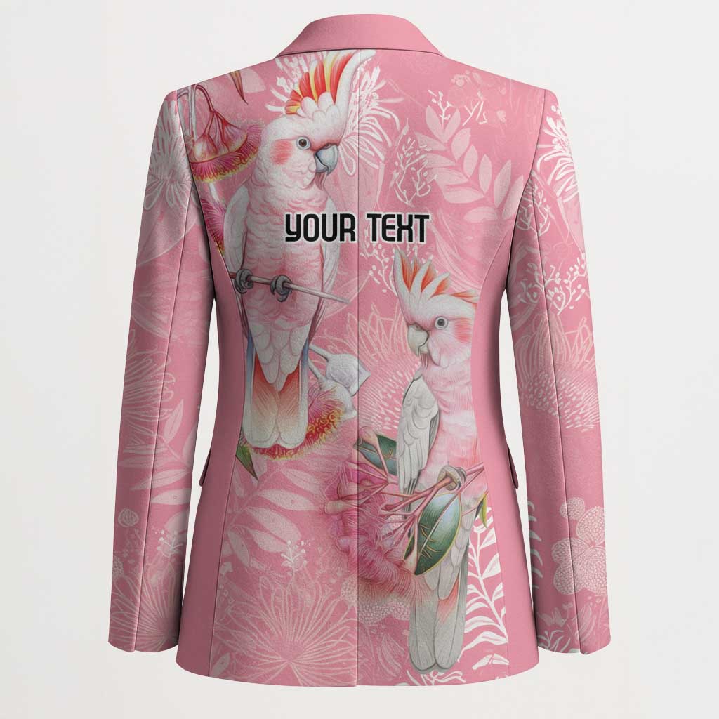 Personalised Galah Cockatoo Eucalyptus Flowers Blazer Australian Breast Cancer Spirit - Aussie Hoodie