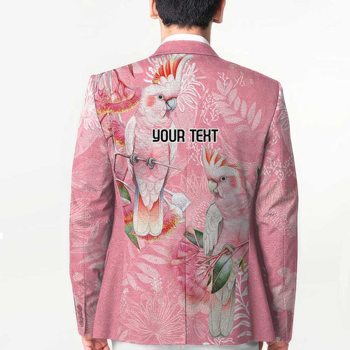 Personalised Galah Cockatoo Eucalyptus Flowers Blazer Australian Breast Cancer Spirit - Aussie Hoodie