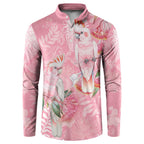 Personalised Galah Cockatoo Eucalyptus Flowers Button Sweatshirt Australian Breast Cancer Spirit - Aussie Hoodie