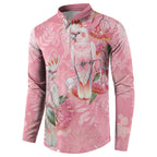 Personalised Galah Cockatoo Eucalyptus Flowers Button Sweatshirt Australian Breast Cancer Spirit - Aussie Hoodie