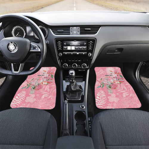 Personalised Galah Cockatoo Eucalyptus Flowers Car Mats Australian Breast Cancer Spirit - Aussie Hoodie