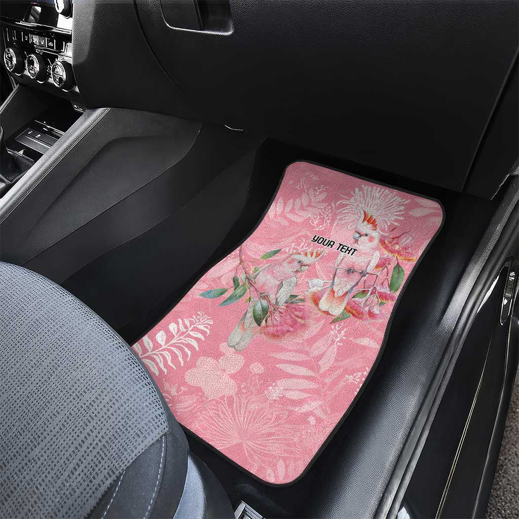 Personalised Galah Cockatoo Eucalyptus Flowers Car Mats Australian Breast Cancer Spirit - Aussie Hoodie