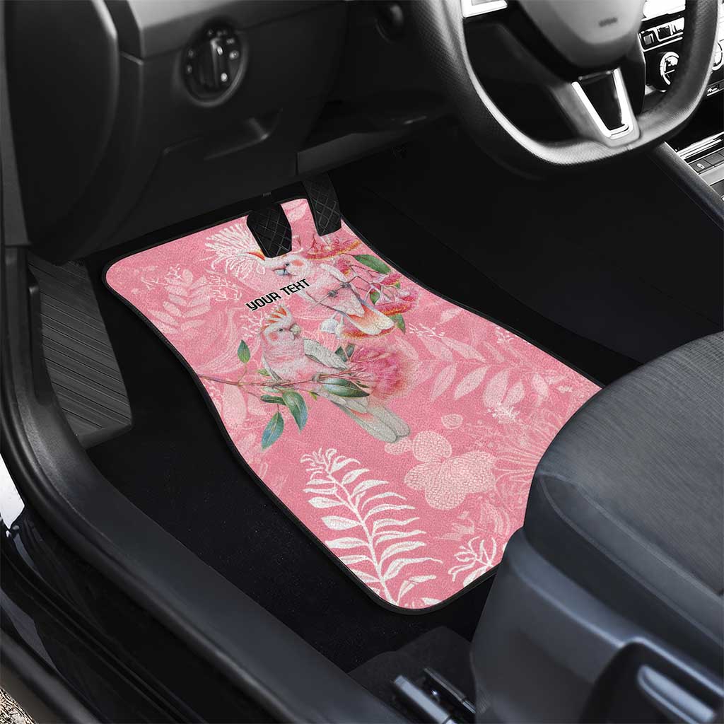 Personalised Galah Cockatoo Eucalyptus Flowers Car Mats Australian Breast Cancer Spirit - Aussie Hoodie