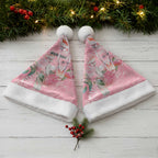 Personalised Galah Cockatoo Eucalyptus Flowers Christmas Santa Hat Australian Breast Cancer Spirit - Aussie Hoodie