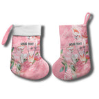 Personalised Galah Cockatoo Eucalyptus Flowers Christmas Stocking Australian Breast Cancer Spirit - Aussie Hoodie