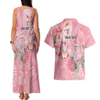 Personalised Galah Cockatoo Eucalyptus Flowers Couples Matching Tank Maxi Dress and Hawaiian Shirt Australian Breast Cancer Spirit - Aussie Hoodie