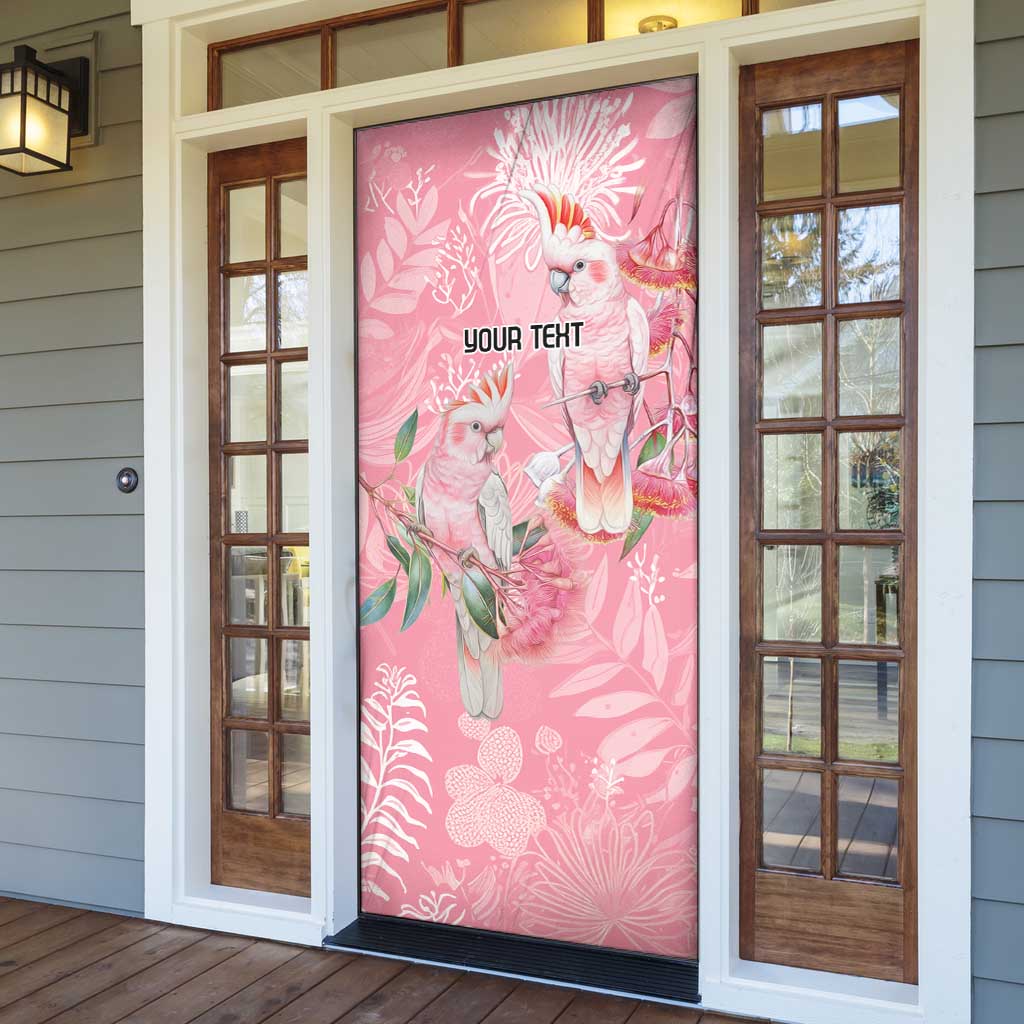 Personalised Galah Cockatoo Eucalyptus Flowers Door Cover Australian Breast Cancer Spirit - Aussie Hoodie