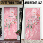 Personalised Galah Cockatoo Eucalyptus Flowers Door Cover Australian Breast Cancer Spirit - Aussie Hoodie