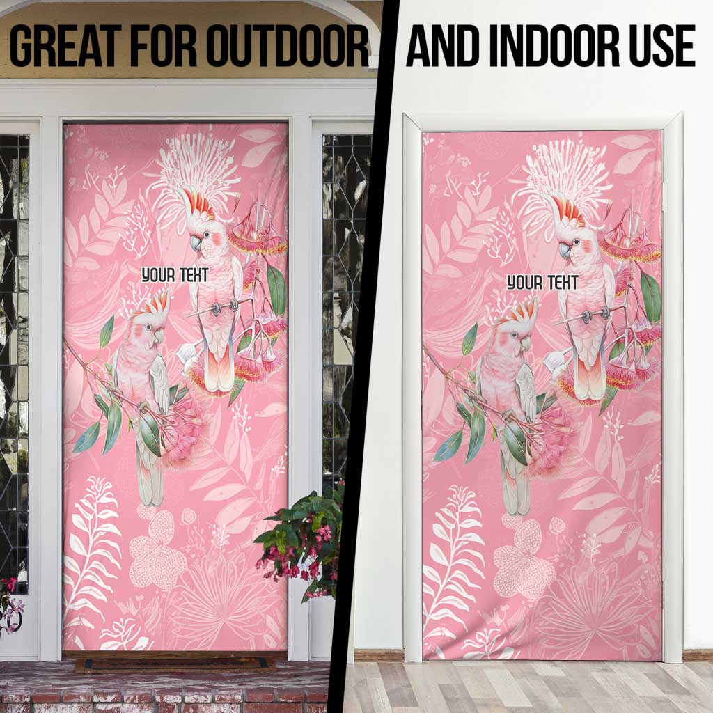 Personalised Galah Cockatoo Eucalyptus Flowers Door Cover Australian Breast Cancer Spirit - Aussie Hoodie