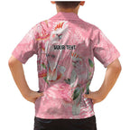 Personalised Galah Cockatoo Eucalyptus Flowers Family Matching Mermaid Dress and Hawaiian Shirt Australian Breast Cancer Spirit - Aussie Hoodie