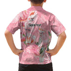Personalised Galah Cockatoo Eucalyptus Flowers Family Matching Puletasi and Hawaiian Shirt Australian Breast Cancer Spirit - Aussie Hoodie