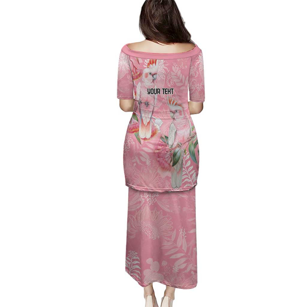 Personalised Galah Cockatoo Eucalyptus Flowers Family Matching Puletasi and Hawaiian Shirt Australian Breast Cancer Spirit - Aussie Hoodie