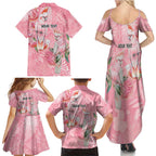 Personalised Galah Cockatoo Eucalyptus Flowers Family Matching Summer Maxi Dress and Hawaiian Shirt Australian Breast Cancer Spirit - Aussie Hoodie