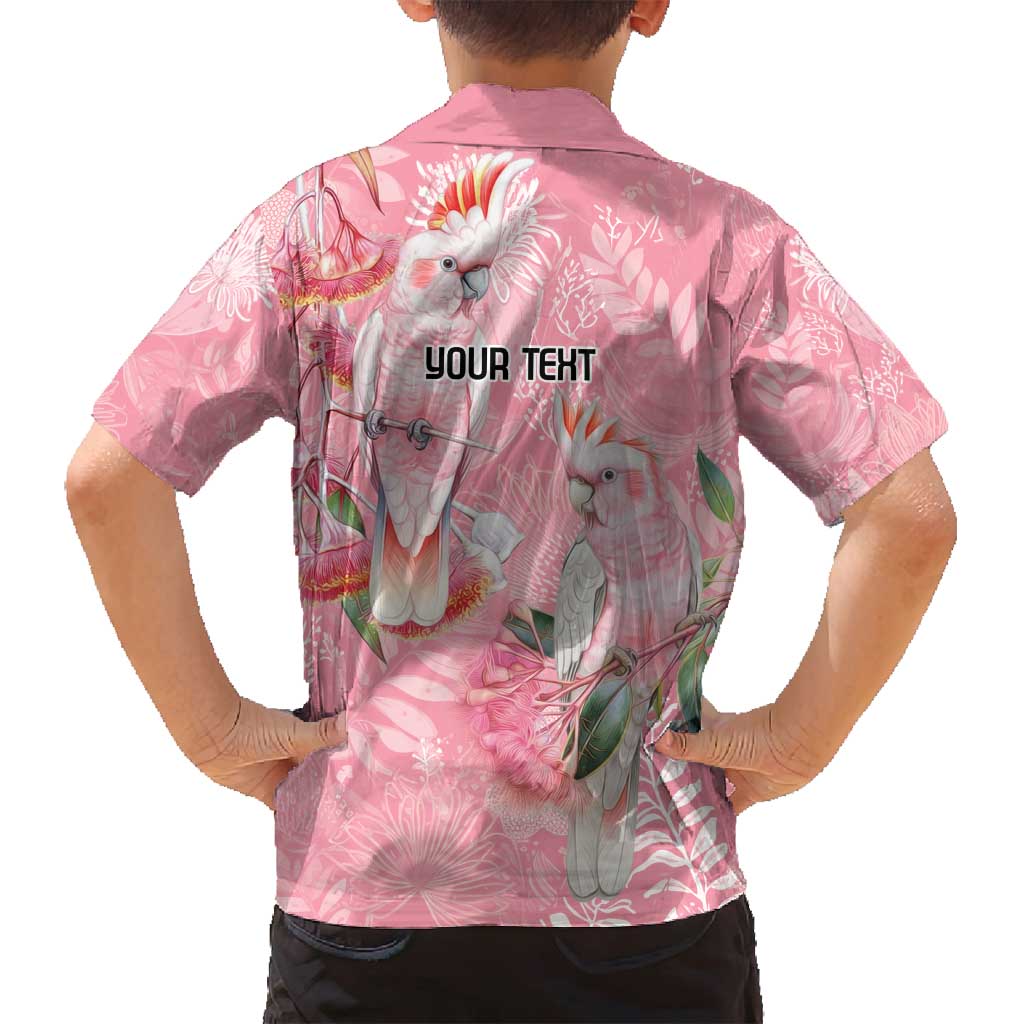 Personalised Galah Cockatoo Eucalyptus Flowers Family Matching Tank Maxi Dress and Hawaiian Shirt Australian Breast Cancer Spirit - Aussie Hoodie