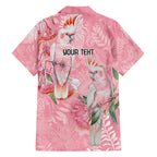 Personalised Galah Cockatoo Eucalyptus Flowers Family Matching Tank Maxi Dress and Hawaiian Shirt Australian Breast Cancer Spirit - Aussie Hoodie