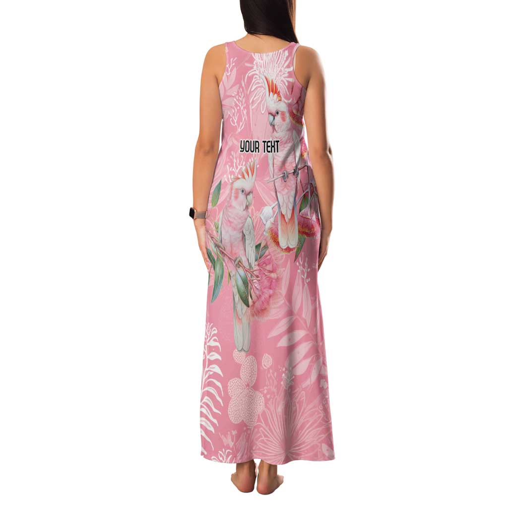 Personalised Galah Cockatoo Eucalyptus Flowers Family Matching Tank Maxi Dress and Hawaiian Shirt Australian Breast Cancer Spirit - Aussie Hoodie