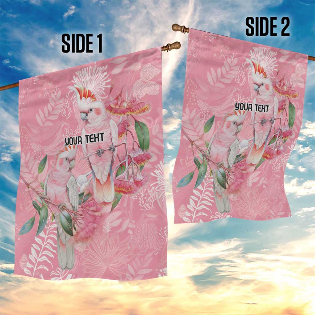 Personalised Galah Cockatoo Eucalyptus Flowers Garden Flag Australian Breast Cancer Spirit - Aussie Hoodie