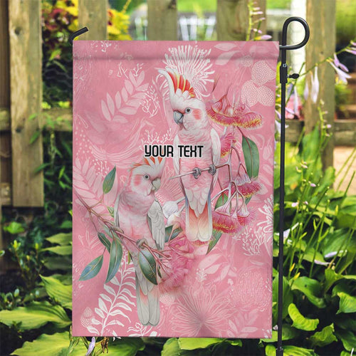Personalised Galah Cockatoo Eucalyptus Flowers Garden Flag Australian Breast Cancer Spirit - Aussie Hoodie