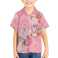 Personalised Galah Cockatoo Eucalyptus Flowers Kid Hawaiian Shirt Australian Breast Cancer Spirit - Aussie Hoodie