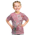 Personalised Galah Cockatoo Eucalyptus Flowers Kid T Shirt Australian Breast Cancer Spirit - Aussie Hoodie