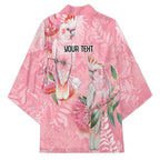 Personalised Galah Cockatoo Eucalyptus Flowers Kimono Australian Breast Cancer Spirit - Aussie Hoodie
