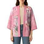 Personalised Galah Cockatoo Eucalyptus Flowers Kimono Australian Breast Cancer Spirit - Aussie Hoodie