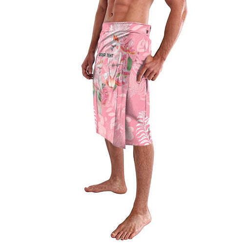 Personalised Galah Cockatoo Eucalyptus Flowers Lavalava Australian Breast Cancer Spirit - Aussie Hoodie