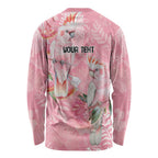 Personalised Galah Cockatoo Eucalyptus Flowers Long Sleeve Shirt Australian Breast Cancer Spirit - Aussie Hoodie