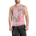 Personalised Galah Cockatoo Eucalyptus Flowers Men Tank Top Australian Breast Cancer Spirit - Aussie Hoodie