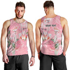 Personalised Galah Cockatoo Eucalyptus Flowers Men Tank Top Australian Breast Cancer Spirit - Aussie Hoodie