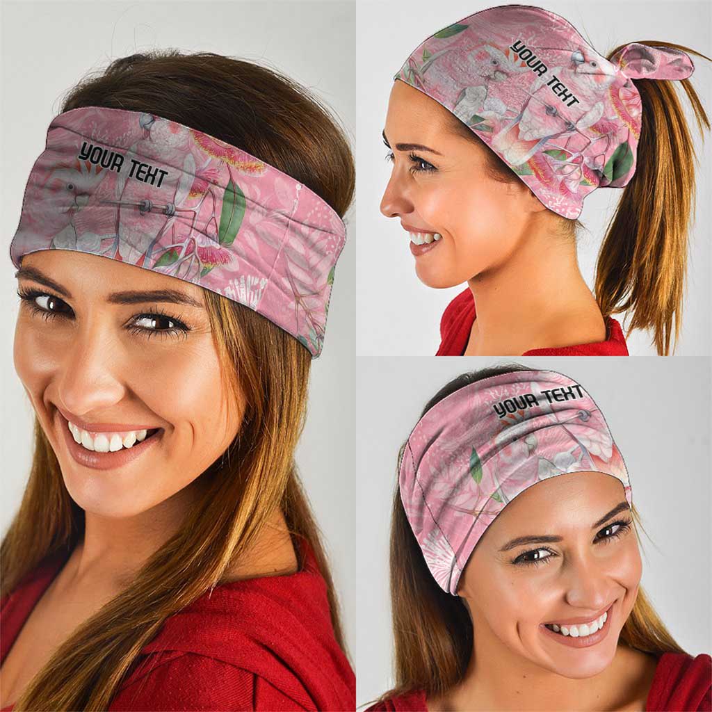Personalised Galah Cockatoo Eucalyptus Flowers Neck Gaiter Australian Breast Cancer Spirit - Aussie Hoodie
