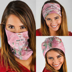 Personalised Galah Cockatoo Eucalyptus Flowers Neck Gaiter Australian Breast Cancer Spirit - Aussie Hoodie