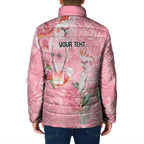 Personalised Galah Cockatoo Eucalyptus Flowers Padded Jacket Australian Breast Cancer Spirit - Aussie Hoodie