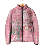 Personalised Galah Cockatoo Eucalyptus Flowers Padded Jacket Australian Breast Cancer Spirit - Aussie Hoodie