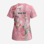Personalised Galah Cockatoo Eucalyptus Flowers Scrub Top Australian Breast Cancer Spirit - Aussie Hoodie