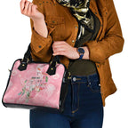 Personalised Galah Cockatoo Eucalyptus Flowers Shoulder Handbag Australian Breast Cancer Spirit - Aussie Hoodie