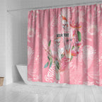 Personalised Galah Cockatoo Eucalyptus Flowers Shower Curtain Australian Breast Cancer Spirit - Aussie Hoodie