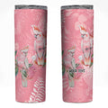 Personalised Galah Cockatoo Eucalyptus Flowers Skinny Tumbler Australian Breast Cancer Spirit - Aussie Hoodie