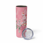 Personalised Galah Cockatoo Eucalyptus Flowers Skinny Tumbler Australian Breast Cancer Spirit - Aussie Hoodie