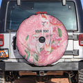 Personalised Galah Cockatoo Eucalyptus Flowers Spare Tire Cover Australian Breast Cancer Spirit - Aussie Hoodie