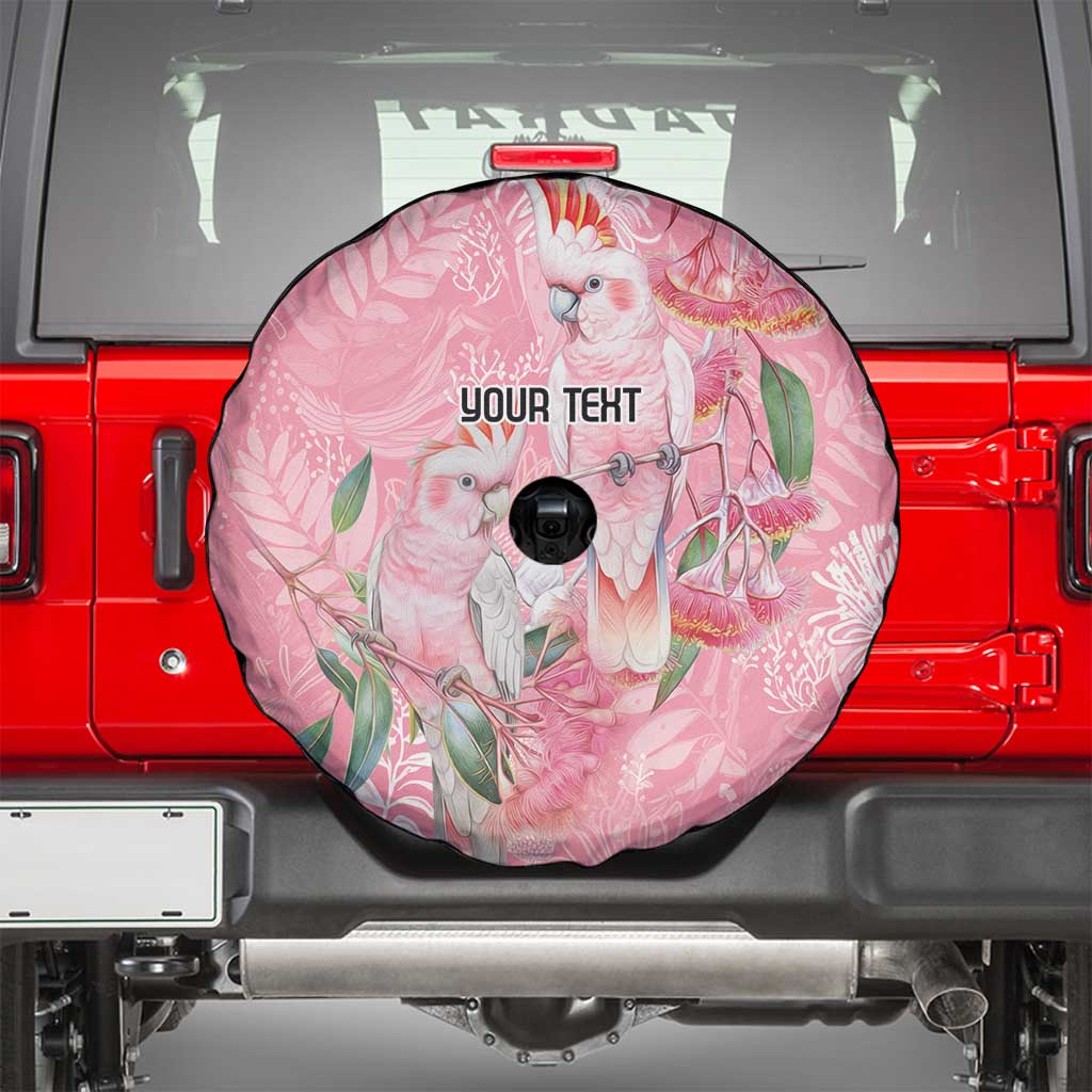 Personalised Galah Cockatoo Eucalyptus Flowers Spare Tire Cover Australian Breast Cancer Spirit - Aussie Hoodie